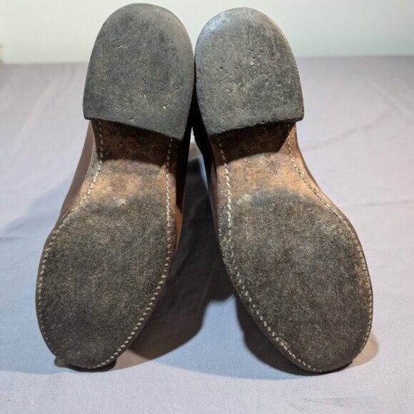 Mark's Outpost Brown Leather Women Cowboy Boots Size 5.5 - Picture 11 of 12